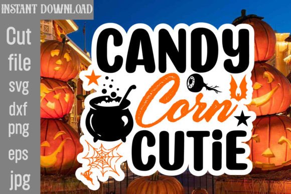 Candy Corn Cutie Sticker SVG: A Designer's Review