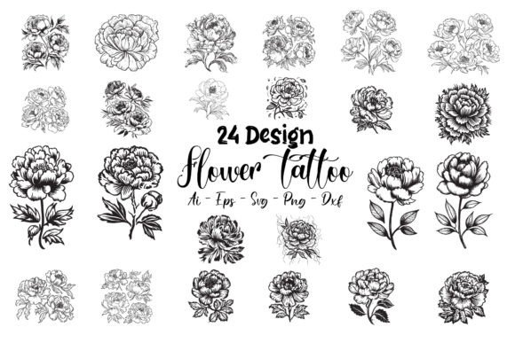 Flower Tattoo Drawing SVG: A Designer's Embroidery Review