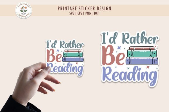 I'd Rather Be Reading: A Designer's Take on This Bookish SVG