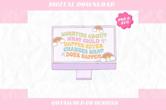 Retro Positivity Computer Y2K SVG PNG Review
