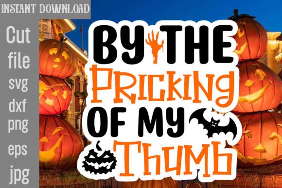 Review: By the Pricking of My Thumb Sticker SVG