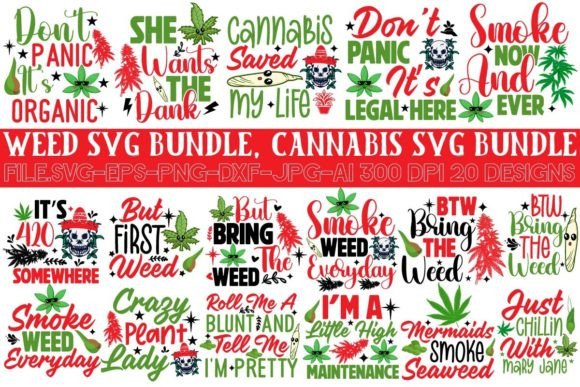 Review: Weed SVG Bundle for Embroidery Projects