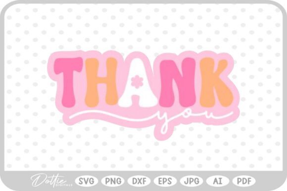 Thank You Delivery Sticker SVG PNG DXF